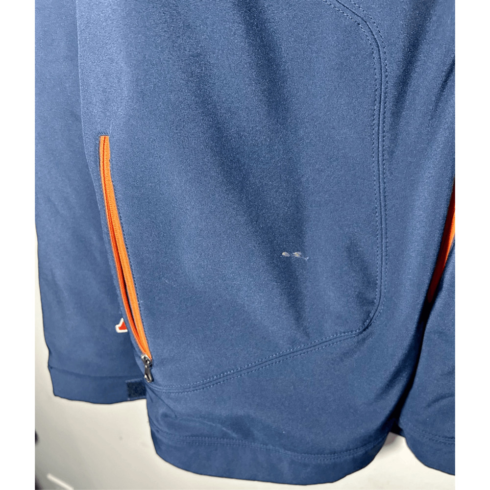 Denver Broncos NFL Full Zip Soft Shell Blue & Orange Embroidered Jacket Sz L - Picture 4 of 11